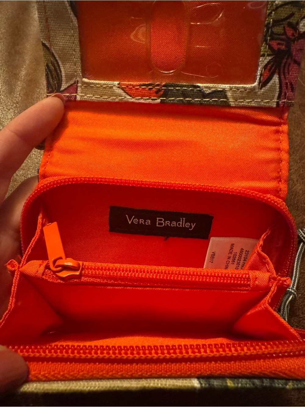 Vera Bradley Wallet with Multicolor Floral Print - Picture 3 of 3